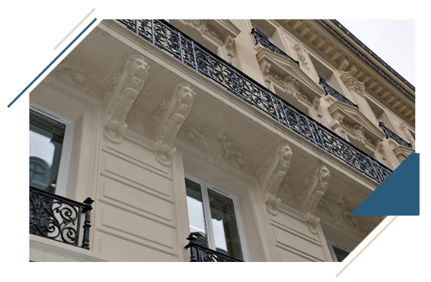 Fassadenreinigung - Ein schöne und alte Hausfassade